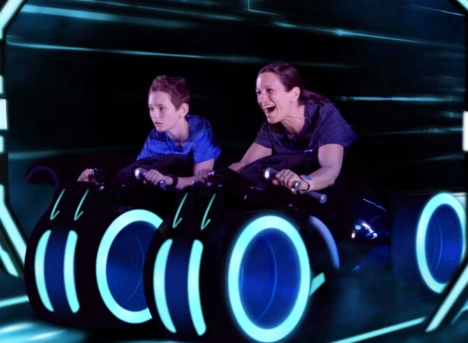 Is Tron a good ride for younger kids? Lemme tell you about MY kid’s experience